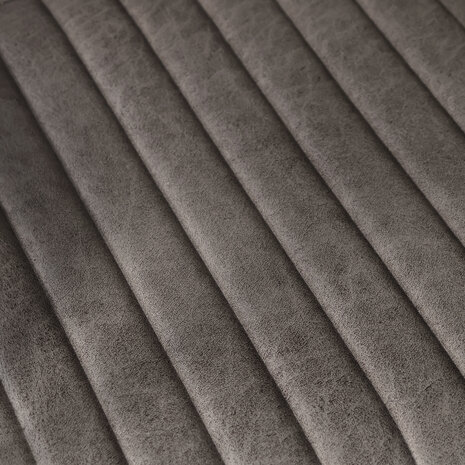 Lizzely Garden & Living Eetkamerstoel met armleuning Timor antraciet microvezel eetstoel