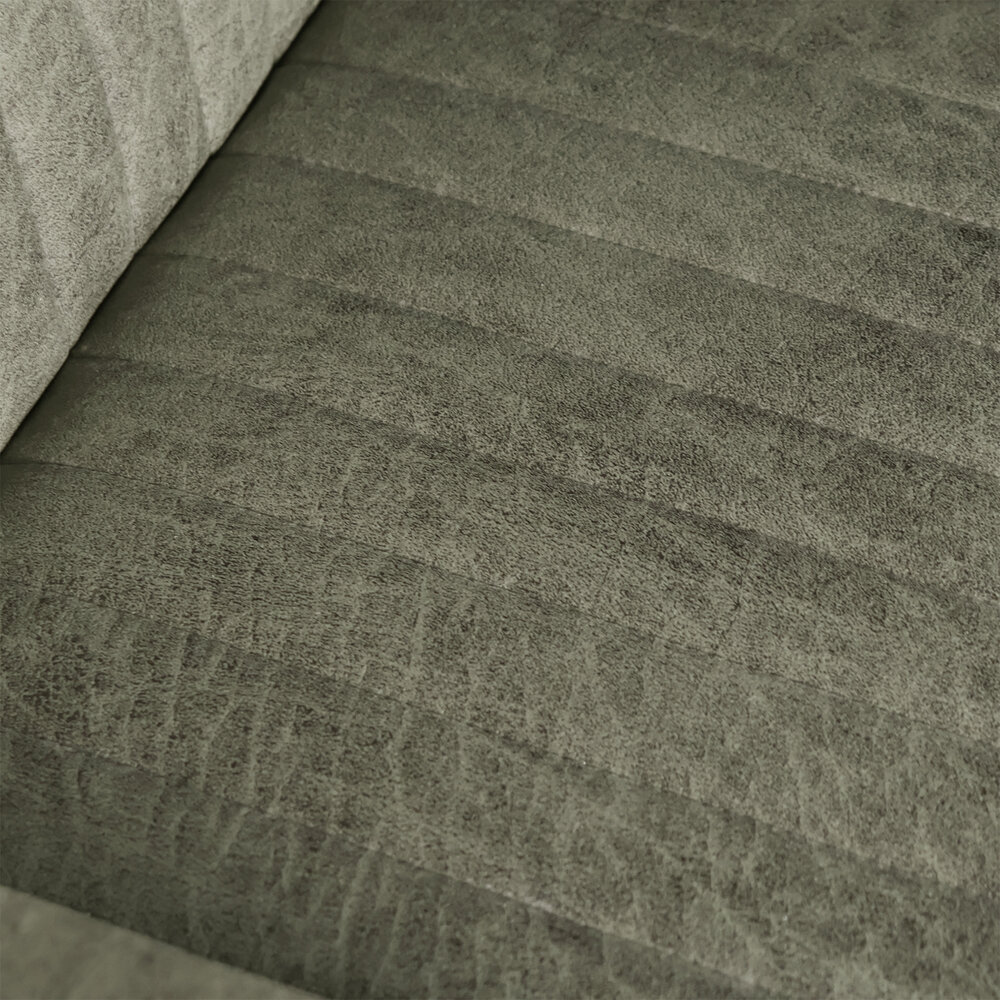 Eetkamerstoel met armleuning Timor donkergroen microvezel eetstoel