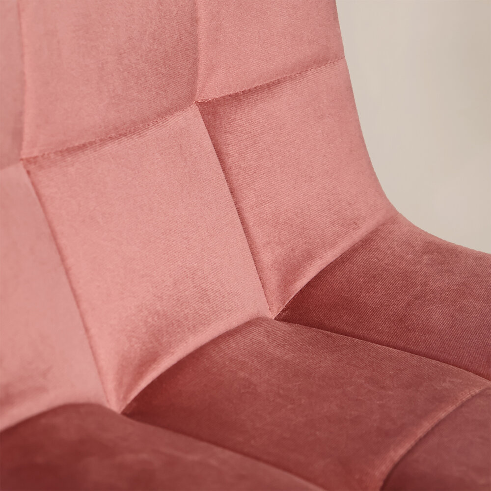 Eetkamerstoel Catoo velvet roze eetstoel