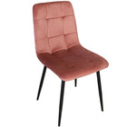 Eetkamerstoel Catoo velvet roze eetstoel