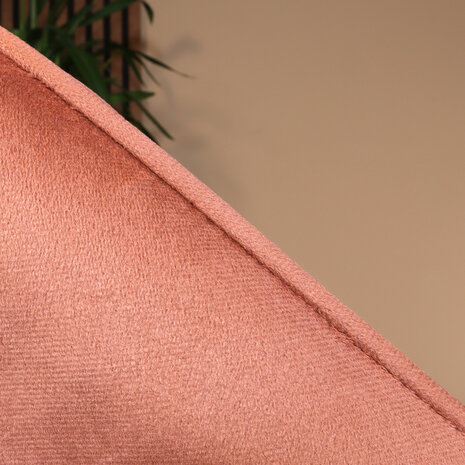 Lizzely Garden & Living Eetkamerstoel met armleuning Darcio roze velvet eetstoel