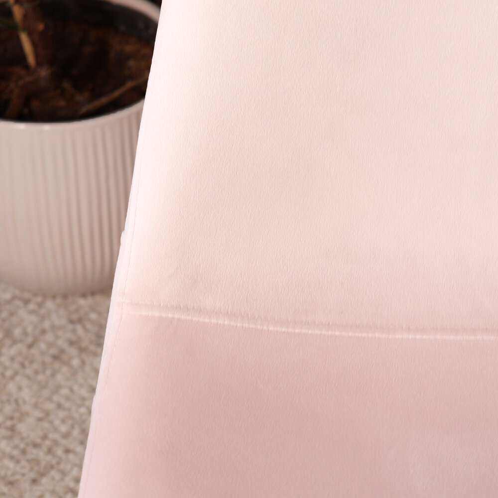 Eetkamerstoel Simpy lichtroze velvet eetstoel