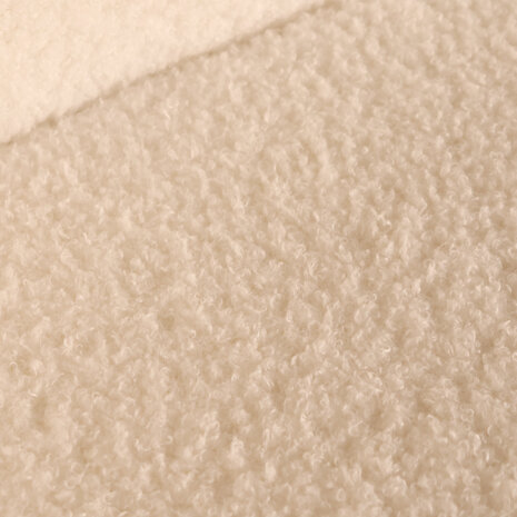 Lizzely Garden & Living Eetkamerstoel met armleuning Yurgan teddy gebroken wit eetstoel