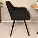 Lizzely Garden & Living Eetkamerstoel Joeri zwart teddy eetstoel design