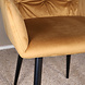 Lizzely Garden & Living Eetkamerstoel met armleuning Paco velvet goud eetstoel