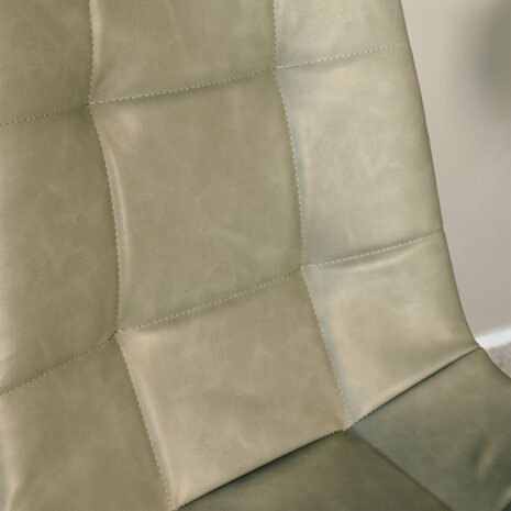 Lizzely Garden & Living Eetkamerstoel Catoo groen kunstleder eetstoel