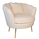 Lizzely Garden & Living Fauteuil zitbank 1 persoons Belle teddy beige