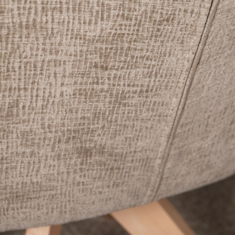 Lizzely Garden & Living Eetkamerstoel draaibaar Gemma taupe draaibare eetstoel