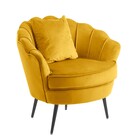 Fauteuil zitbank 1 persoons Anna goud
