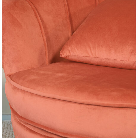 Lizzely Garden & Living Fauteuil zitbank 1 persoons Belle oud roze bankje