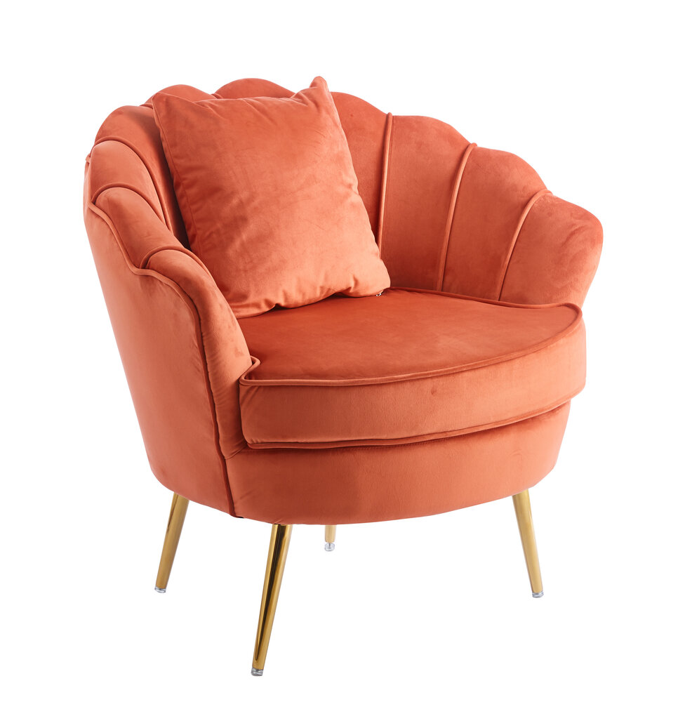 Fauteuil zitbank 1 persoons Belle oud roze bankje