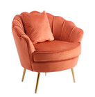 Fauteuil zitbank 1 persoons Belle oud roze bankje