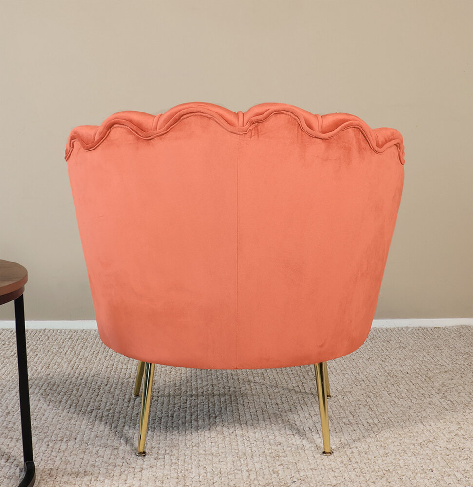 Fauteuil zitbank 1 persoons Belle oud roze bankje