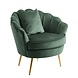Lizzely Garden & Living Fauteuil zitbank 1 persoons Belle donkergroen bankje