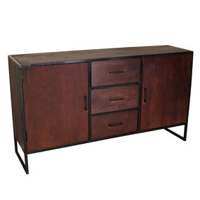 Lizzely Garden & Living Dressoir mangohout 150cm walnoot bruin Daan