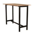 Bartafel Bax duurzaam mangohout 120x60cm industrieel mango bar tafel