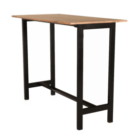 Lizzely Garden & Living Bartafel Bax duurzaam mangohout 120x60cm industrieel mango bar tafel