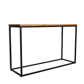 Lizzely Garden & Living Bijzettafel 120cm mangohout lichtbruin Osso