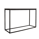 Lizzely Garden & Living Bijzettafel 120cm mangohout zwart Osso