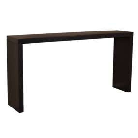 Lizzely Garden & Living Bijzettafel 150cm mangohout Randy zwart