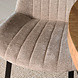 Lizzely Garden & Living Eetkamerstoel Susta grijs chenille eetstoel