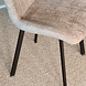 Lizzely Garden & Living Eetkamerstoel Susta grijs chenille eetstoel