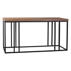 Bijzettafel 150cm mangohout Don walnoot