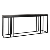 Lizzely Garden & Living Bijzettafel 150cm mangohout Don zwart Lizzely Garden & Living Bijzettafel 150cm mangohout Don zwart