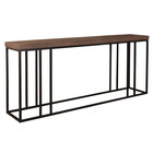 Bijzettafel 180cm mangohout Don walnoot