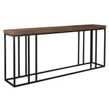 Lizzely Garden & Living Bijzettafel 180cm mangohout Don walnoot