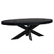 Lizzely Garden & Living Salontafel ovaal mangohout 130cm Jimmy zwart