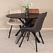Lizzely Garden & Living Eettafel rond Ronsi Antoinette zwart 120cm ronde tafel