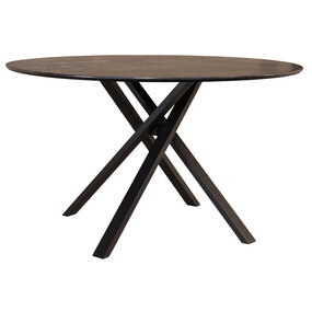 Lizzely Garden & Living Eettafel rond Ronsi Antoinette zwart 140cm ronde tafel