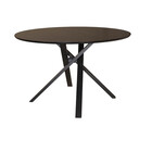 Eettafel rond Ronsi Antoinette zwart 120cm ronde tafel