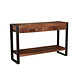 Lizzely Garden & Living Bijzettafel 120cm mangohout Vera bruin