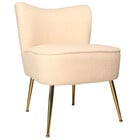 Fauteuil zitbank 1 persoons Teddy beige stoel