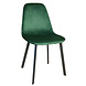 Lizzely Garden & Living Eetkamerstoel Simpy donkergroen velvet eetstoel