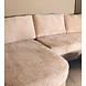 Lizzely Garden & Living Hoekbank design Nox 250cm bank beige chenille bankstel links loungebank