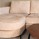 Lizzely Garden & Living Hoekbank design Nox 250cm bank beige chenille bankstel links loungebank