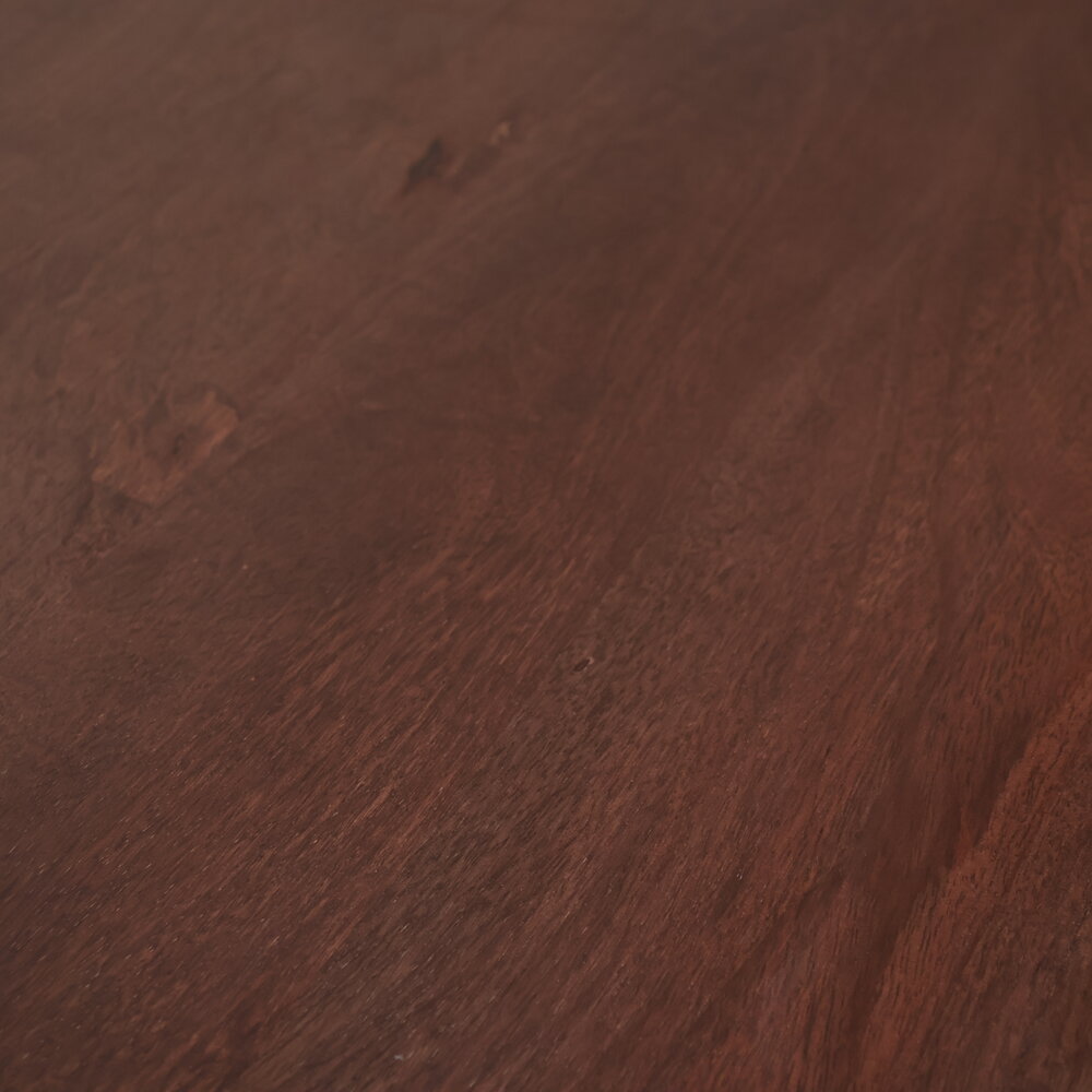 TV meubel industrieel mangohout Ilse 100cm walnoot bruin tv kast duurzaam mango massief hout tv-meubel