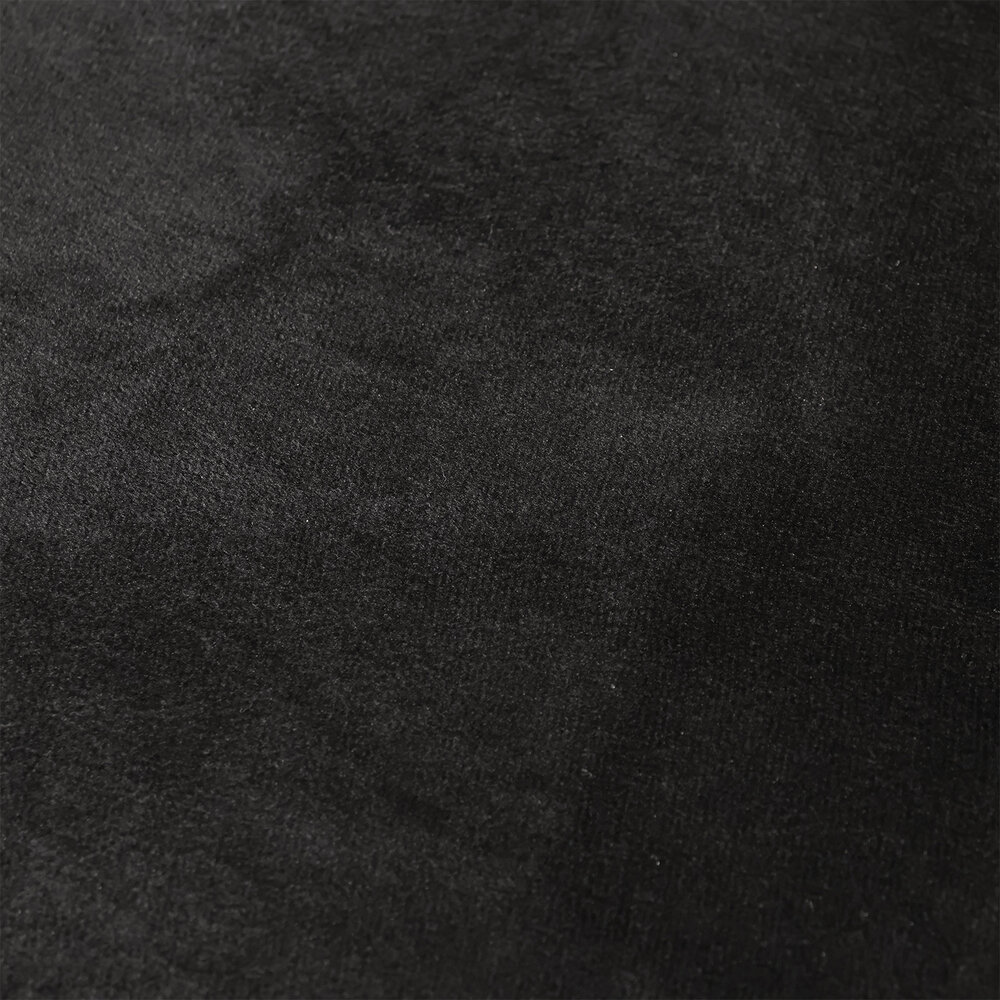 Hoekbank Lando 270cm bank zwart velvet bankstel rechts loungebank
