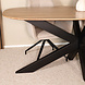 Lizzely Garden & Living Eettafel deens ovaal mangohout 180cm Austin lichtbruin ovale tafel duurzaam mango eetkamertafel