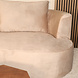 Lizzely Garden & Living Hoekbank Lando 270cm bank taupe velvet bankstel links loungebank