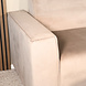 Lizzely Garden & Living Hoekbank design Riley 270cm bank champagne velvet loungebank rechts