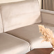 Lizzely Garden & Living Hoekbank design Riley 270cm bank champagne velvet loungebank links