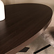 Lizzely Garden & Living Eettafel ovaal melamine 210cm Tommy donker walnoot ovale tafel