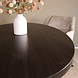 Lizzely Garden & Living Eettafel ovaal melamine 210cm Tommy donker walnoot ovale tafel
