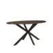 Lizzely Garden & Living Eettafel ovaal visgraat 160cm Obie zwart ovale tafel