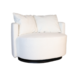 Lizzely Garden & Living Fauteuil loveseat teddy wit draaibare fauteuil Lizzely Garden & Living Fauteuil loveseat teddy wit draaibare fauteuil