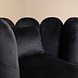 Lizzely Garden & Living Fauteuil Daphne velvet zwart draaibare fauteuil Lizzely Garden & Living Fauteuil Daphne velvet zwart draaibare fauteuil